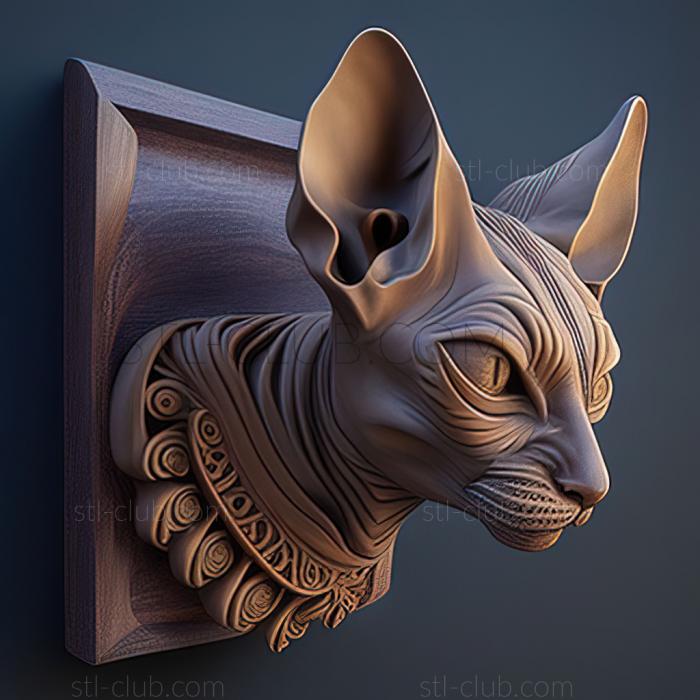 st Sphynx cat